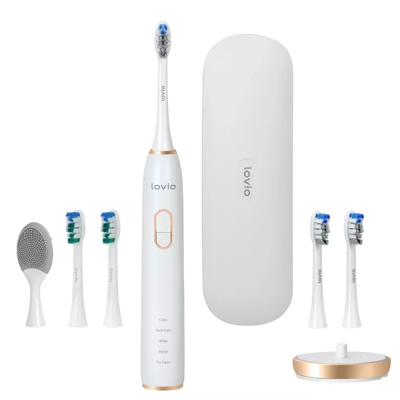 Spazzolino elettrico LOVIO_Home SonicProtect PRO bianco LVTB124WH