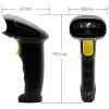 Lettore di codici a barre laser 1D Qoltec | USB | nero