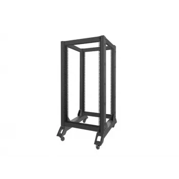Rack autoportante LANBERG OR01-6822-B 22U, 600 mm L x 800 mm P, nero, portata 600 kg
