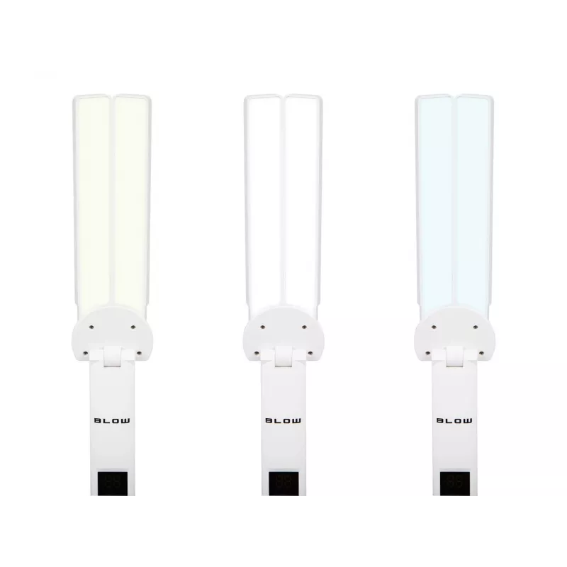 Lampada da scrivania LED LB-24 con orologio