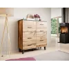 Cama sideboard LOTTA 110 2D4S rovere wotan/nero opaco