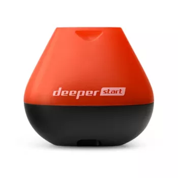 Sonda per pesca Deeper START — sonar portatile lanciabile, portata 50 m, batteria ricaricabile ai polimeri di litio