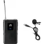 Microfono lavalier Omnitronic UHF-E Series 527,5 MHz — microfono lavalier con filo per voce e presentazioni