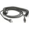Datalogic cavo USB cavo USB, Type-A, a spirale, 3,6m (CAB-467)