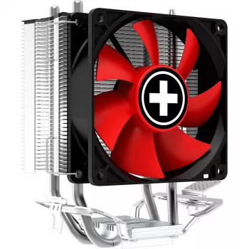 Xilence A402 dissipatore CPU 9,2 cm nero, rosso, argento