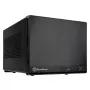 SilverStone SUGO 13 - Desktop - Mini-DTX - senza alimentatore (AT / PS/2) - nero - USB/Audio (SST-SG13B-Q)