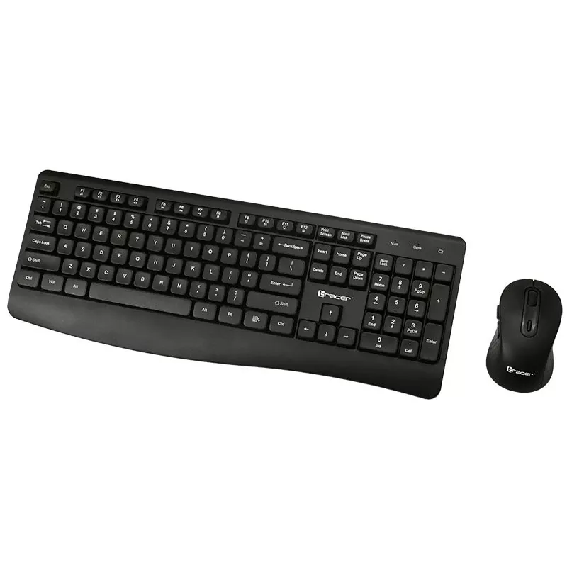 Kit tastiera e mouse wireless Tracer Bartix II RF Nano, 2,4 GHz, nero