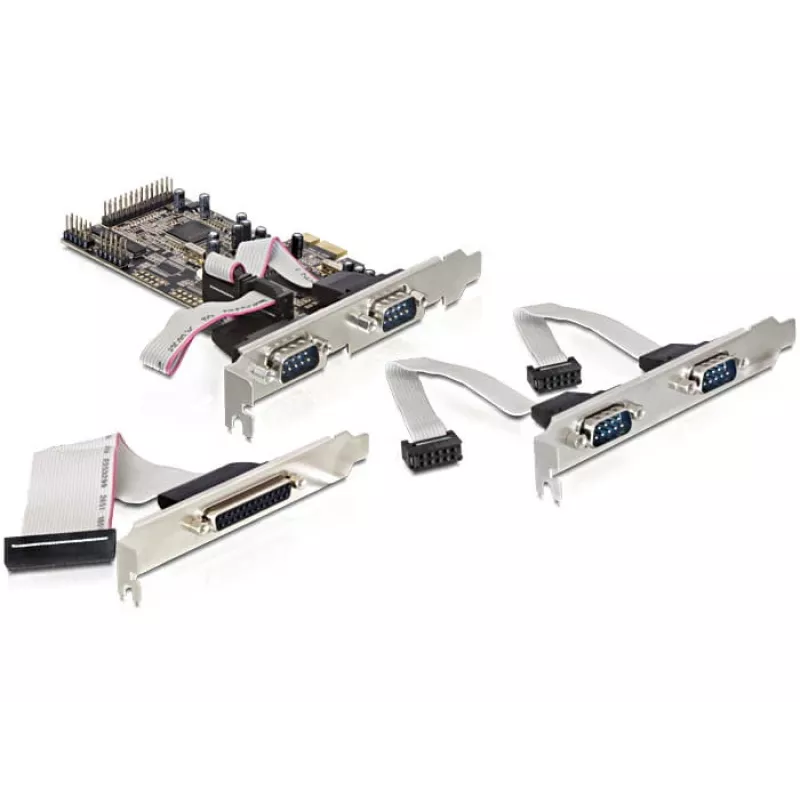 Scheda PCI Express DeLOCK 89177 4 x seriale 1 x parallela