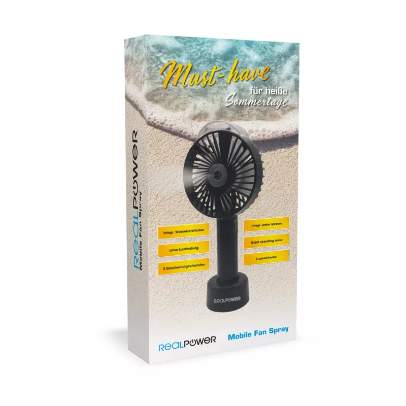 Ventilatore RealPower ventilatore mobile spray