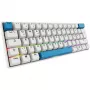 Sharkoon SGK50 S4 Tastiera Home USB QWERTZ tedesca bianco 60% RGB LED