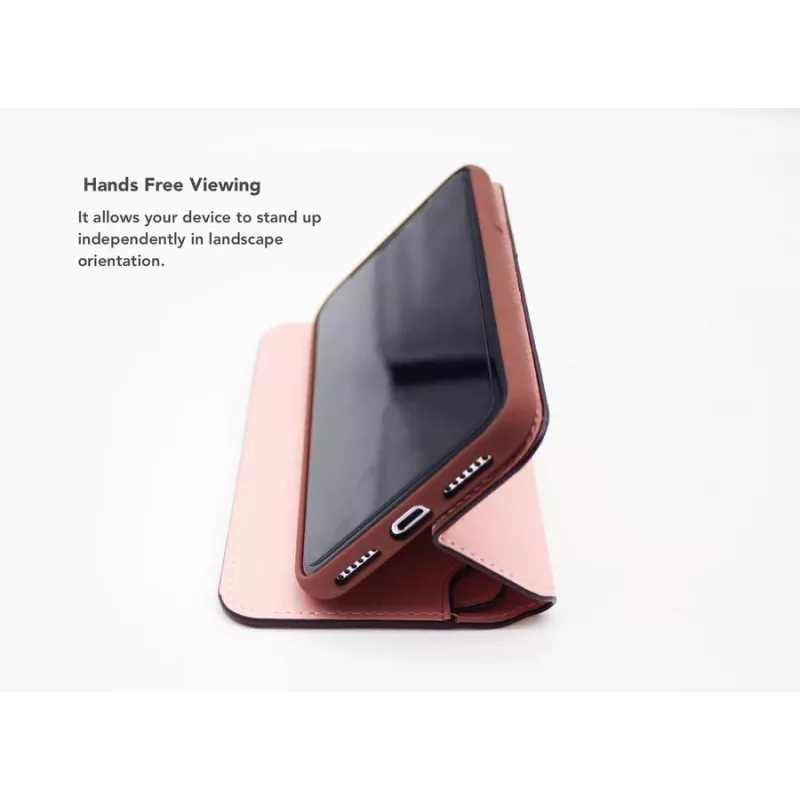 Custodia folio VixFox per iPhone XSMAX – rosa, custodia protettiva a portafoglio