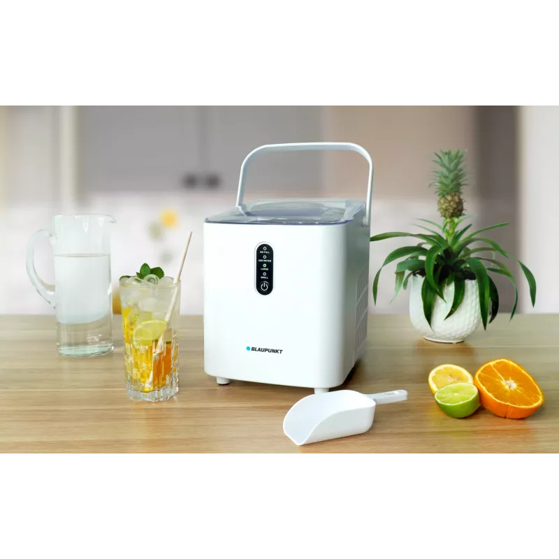 Macchina per il ghiaccio BLAUPUNKT IMB201 design compatto produzione rapida del ghiaccio