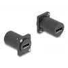 Modulo tipo D DeLOCK DisplayPort connettore femmina su connettore femmina 4K nero