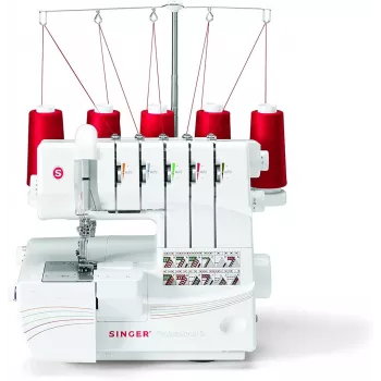 Macchina da cucire overlock Singer 14T968, corrente elettrica, bianco