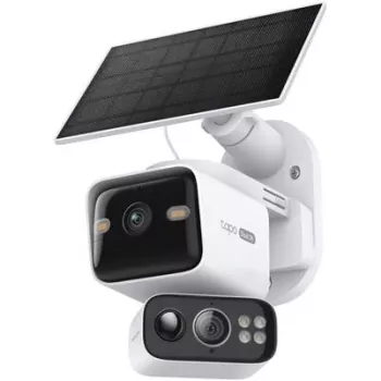 TP-Link Tapo C645D KIT, telecamera pan/tilt senza fili alimentata a energia solare, 3MP