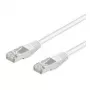 Wentronic Goobay cavo patch CAT 5e, SF/UTP, bianco, 1 m - misto rame CCA (93479)