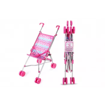 Passeggino per bambole Artyk 122781 – design leggero pieghevole per bambole
