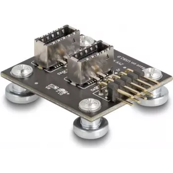 DeLOCK 67176 adattatore interno USB Type-E connettore 9 pin nero