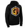 Felpa con cappuccio Global Masters GM Logo - nero (L)