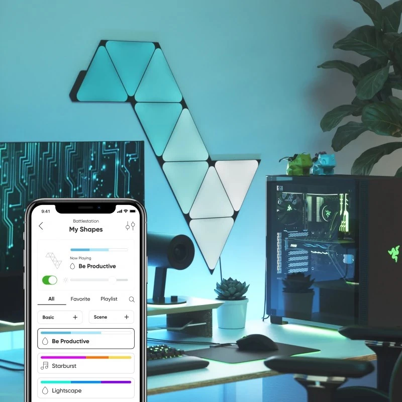 Nanoleaf NL48-1101TW-10PK Illuminazione smart Panel Wi-Fi