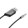 Savio TR-16 Trasmettitore adattatore AUX con funzione vivavoce, Bluetooth 5.3, Google Assistant/Siri