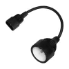 Savio CL-180 Cavo adattatore di alimentazione da IEC C14 a CEE 7/5, 15 cm