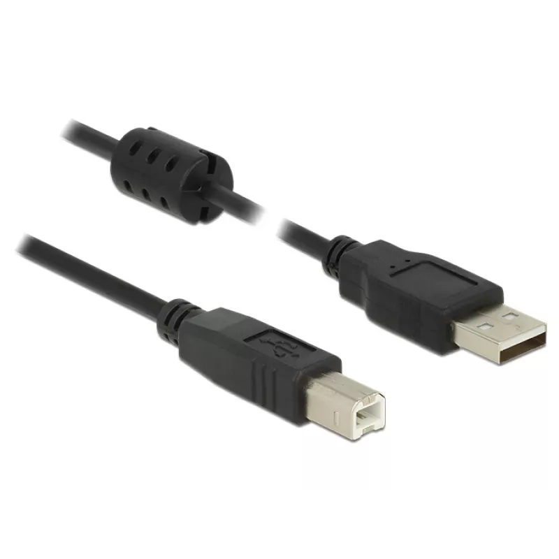 Cavo USB DeLOCK 5m USB 2.0-A USB 2.0-B