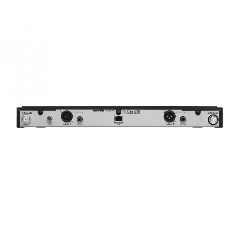 Shure SLXD4DE-G59 - ricevitore wireless per microfono, 470 - 514 MHz