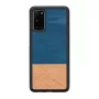 Custodia per cellulare man and wood Galaxy S20 denim nero