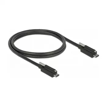 Cavo USB DeLOCK 83719 USB 3.2 Gen 2 1m USB C nero