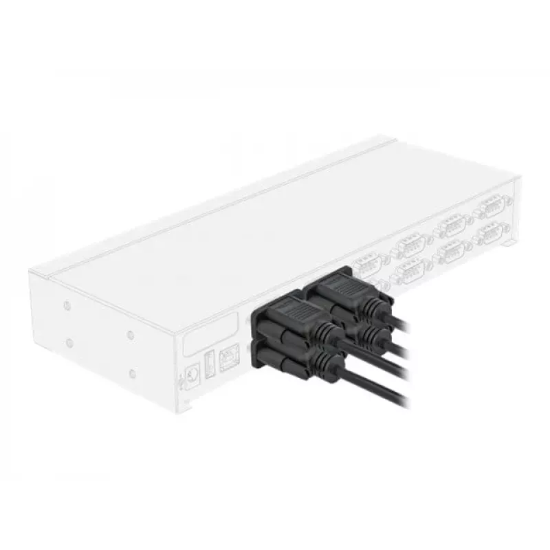 Cavo seriale DeLOCK 86605 nero 2m RS-232 Sub-D9