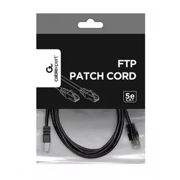 Cavo patch CAT5E FTP 2M/PP22-2M/BK Gembird