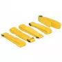 Fascette a strappo DeLOCK 18708 giallo 5 pz.