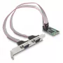Scheda Mini PCIe DeLOCK Full-Size a 2 x seriale RS-232 D-Sub 9 poli