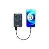 Powerbank Port Designs 907005 10000 mAh ricarica wireless nero