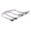 Delock Staffa slot, 2 x porta seriale (DB9 maschio), 40 cm