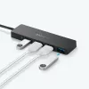 Hub USB Anker Innovations A7516016 USB 3.2 Gen 1 Type-A 5000 Mbit/s nero