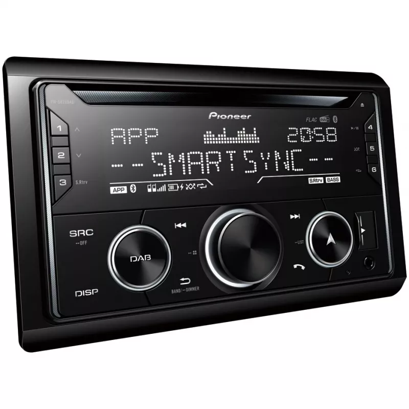 Ricevitore multimediale per auto Pioneer FH-S820DAB nero 200 W Bluetooth