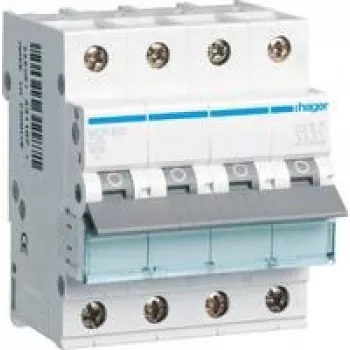 Hager interruttore automatico modulare 3p+N, C-25A, 6kA MCN625 (MCN625)