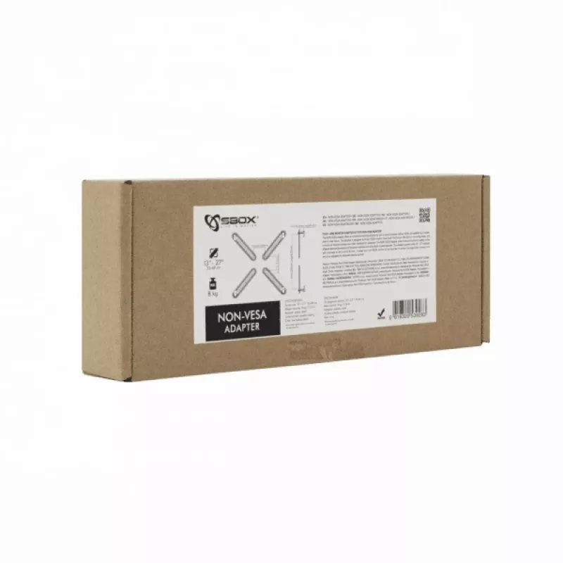 Adattatore per monitor SBOX NON-VESA — adattatore universale di montaggio Non-VESA per display (modello 0 )