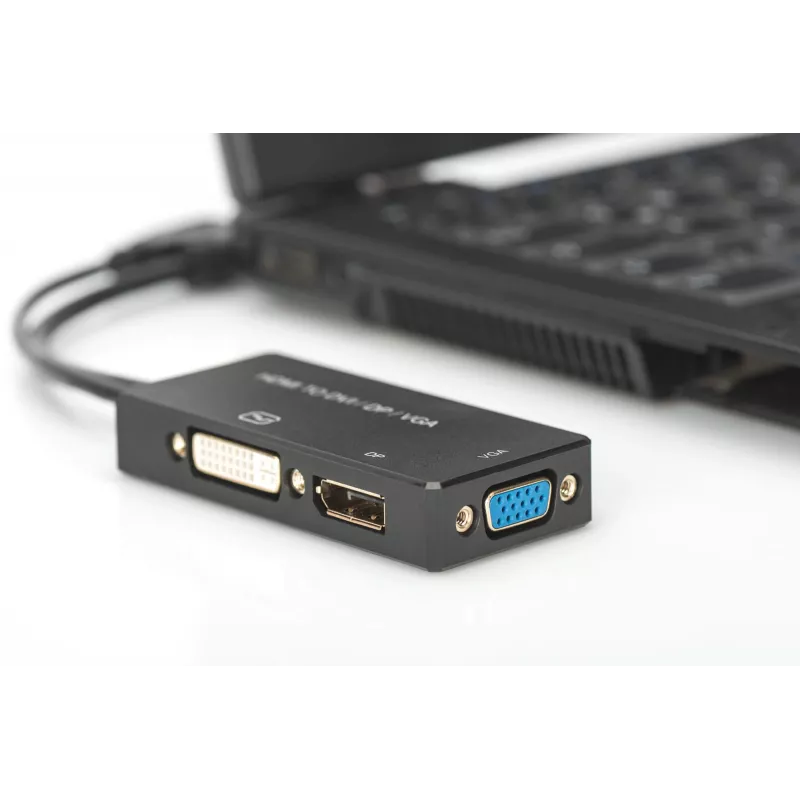 Adattatore HDMI 3in1 Digitus AK-330403-002-S