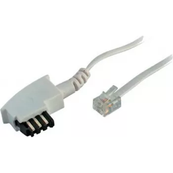 Cavo telefonico S/CONN TAE-F connettore maschio Western 6/4 universale bianco 6 m - ShiverPeaks