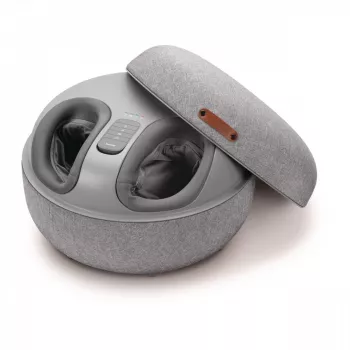 Massaggiatore shiatsu per piedi Beurer FM 120 2-in-1 grigio — massaggiatore elettrico per piedi e caviglie, rulli shiatsu, intensità regolabile
