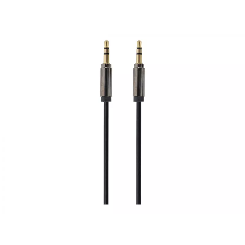 Gembird cavo CCAP-444-0.75M (jack maschio M - jack maschio M, 0,75 m, nero) cavo audio 3,5 mm nero (CCAP-444-0.75M)