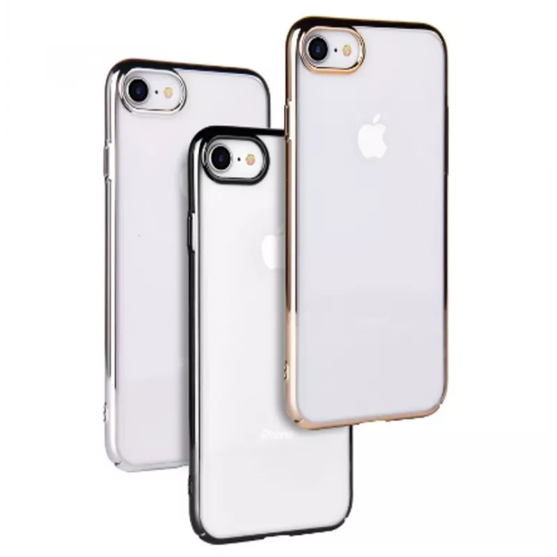 Custodia protettiva Devia Glimmer Series per iPhone SE2, oro, retro rigido in PC