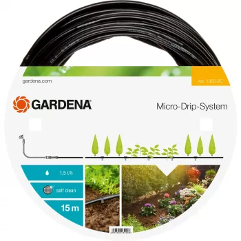 Tubo da giardino Gardena 1362-20 15 m fuori terra nero