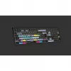 Logickeyboard ASTRA 2 tastiera DaVinci Resolve per Mac, formato standard, cablata USB, meccanismo a forbice, QWERTZ tedesco, nera