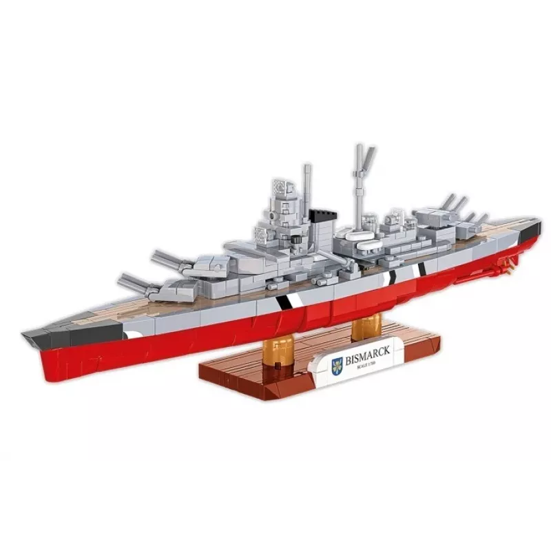 Kit Cobi corazzata Bismarck modello, 590 pezzi