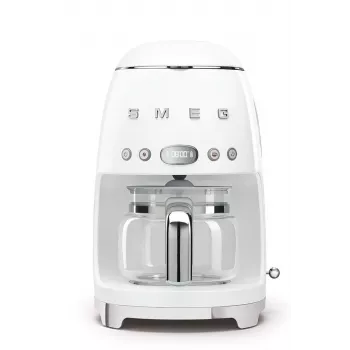 Macchina per caffè filtro Smeg 1,4L DCF02WHEU bianca