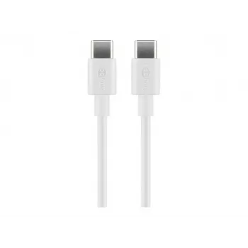 Cavo di ricarica e sincronizzazione USB-C Goobay, 2 m, bianco | Goobay